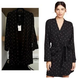 Plush Heart Robe With Matching Hair Tie